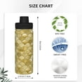 thumbnail image 3 of Lsque Mermaid Fish Scale Pattern Water Bottle,18oz Sports Insulated Kettle for Cycling Gym Basketball Outdoor, Suitable as a Present, 3 of 7