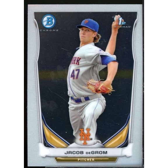 Jacob deGrom Rookie Card 2014 Bowman Chrome Prospects #BCP73