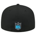 thumbnail image 4 of Men's New Era  Black Carolina Panthers Color Pop 59FIFTY Fitted Hat, 4 of 5