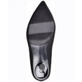 thumbnail image 4 of WILD PAIR Womens Black Striped Comfort Daliaa Pointed Toe Stiletto Slip On Dress Pumps Shoes 6.5 M, 4 of 4