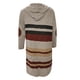 thumbnail image 4 of Mujeres moda Casual Retro cálido cuello redondo tira abrigo largo prendas de vestir exteriores suéter cárdigan de punto Fridja  po4247, 4 of 6