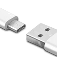 thumbnail image 3 of GJX 2Pcs USB Cable High-Speed Charging Android Charger Cable,Micro USB Cable for Samsung Galaxy Tab Charger,White,4.5ft, 3 of 5