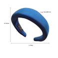 thumbnail image 3 of Gtoiithly Women's Festival Braided Headband, European Style Versatile Hair Wrap, Thin Sweatband for Women C-Light Yellow One Size, 3 of 7