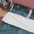 thumbnail image 4 of Owl On A Tree Branch Duvet Cover Set, Spooky Night Aesthetic Zipper Bedding,, 4 of 6