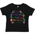 thumbnail image 3 of Inktastic 4th Birthday She is Fierce 4 Year Old Girl Girls Toddler T-Shirt, 3 of 5