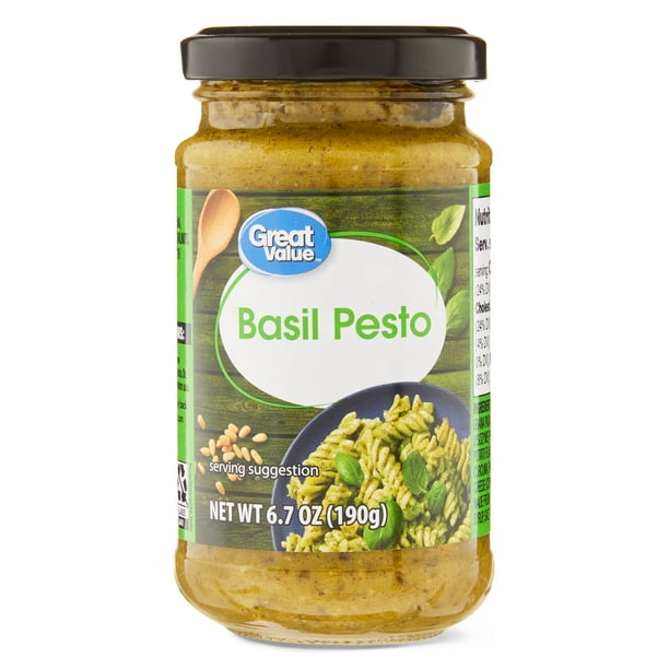 Great Value Traditional Basil Pesto, 6.7 oz