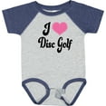 thumbnail image 3 of Inktastic I Love Disc Golf Boys or Girls Baby Bodysuit, 3 of 5