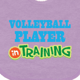 thumbnail image 4 of Inktastic Volleyball Player Kids Boys or Girls Baby Bib, 4 of 4