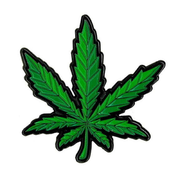LEAF LARGE ENAMEL PIN, Licensed Original Artwork by Matt Stewart - 2" x 2"