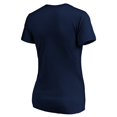 thumbnail image 3 of Women's Navy Army Black Knights Banner Wave V-Neck T-Shirt, 3 of 3