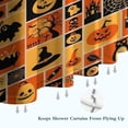 thumbnail image 6 of Patchwork Halloween Pattern Shower Curtain 36"x72" ,Bathroom Decorative Shower Curtains Set with 12 Hooks,Modern Waterproof Washable Shower Curtain, 6 of 6