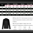 thumbnail image 3 of larppty Womens V Neck Polo Shirts Long Sleeve Collared Tops Fall Loose Golf Casual Tunic Blouses (Black, XL), 3 of 6