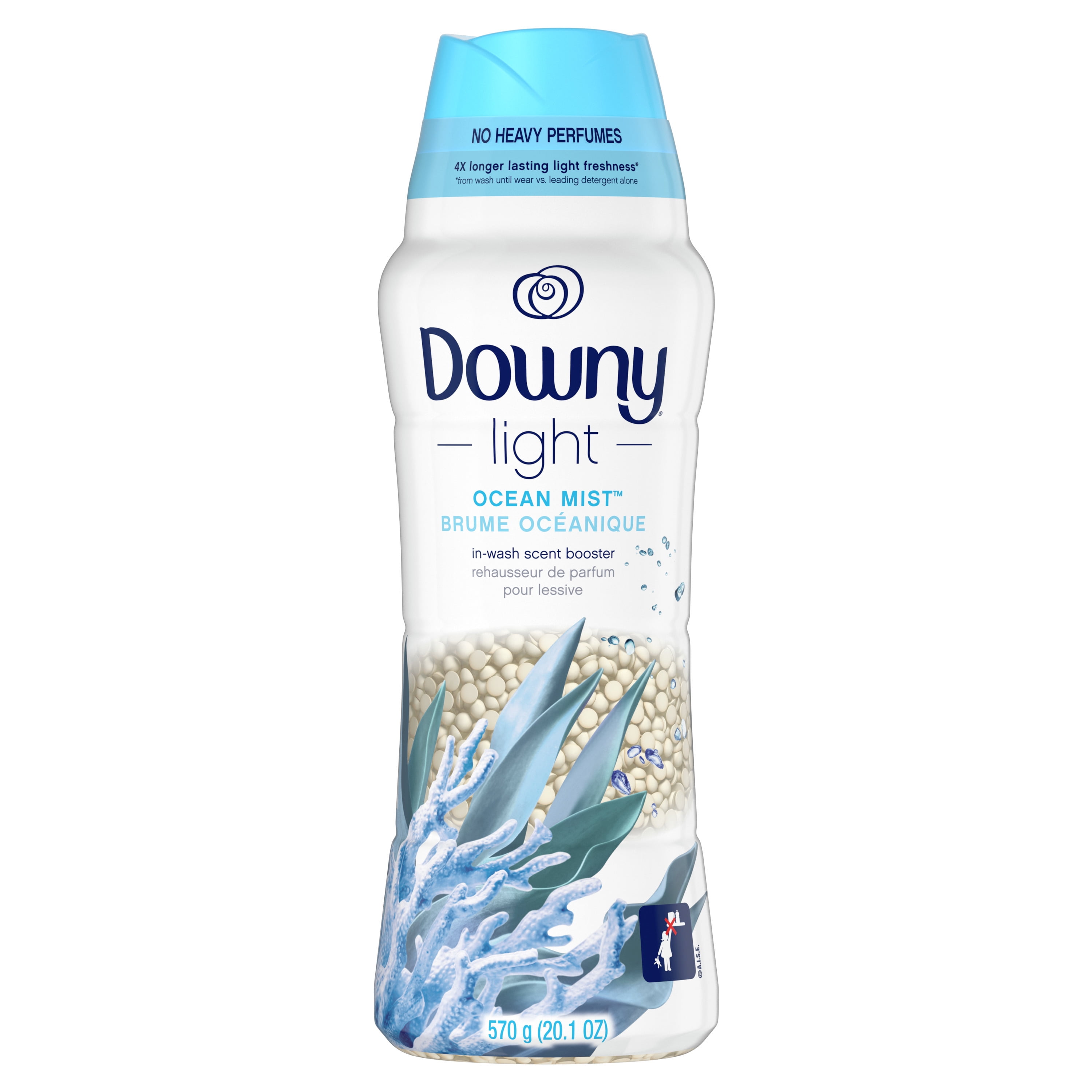 Downy Light Laundry Scent Booster Beads, Ocean Mist, 20.1 oz
