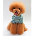 thumbnail image 2 of Ropa a rayas para perros Sunnimix Camiseta medianos grandes Algodón, 2 of 8