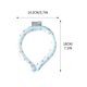 thumbnail image 3 of Fiudx Dispositivo de Anillo de Hielo, Anillo de Cuello Refrescante Portátil para Verano, Banda de Cuello Ligera de Pcm, Tecnología de Congelación Natural, Uso En Deportes Al Aire Libre, Alivio Refres, 3 of 6