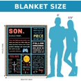 thumbnail image 3 of Gamer Gifts for Teenage Boys, 40x50 Inch Gamer Blanket Video Game Gifts Gaming Blanket for Son Cozy Throw Blanket Gamer Room Decor Gamer Gifts for Boys 8-12 Son Blanket from Dad Mom, 3 of 5