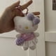 thumbnail image 1 of hello Cartoon Red Glasses Apron Keychain Plush Toy Backpack Doll Plush Keychain for Women Style 35, 1 of 1