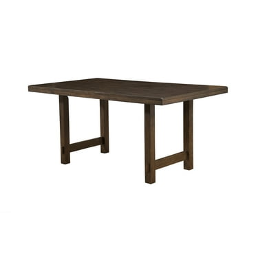 Alpine Furniture Emery Wood Dining Table in Walnut (Brown)