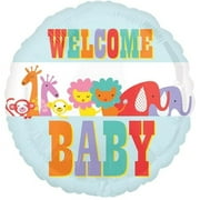 Loftus International 18 in. Welcome Baby Noahs Ark VLP HX Party Balloon - Assorted - 18in.