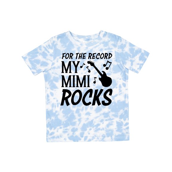 Inktastic For the Record My Mimi Rocks Boys or Girls Toddler T-Shirt