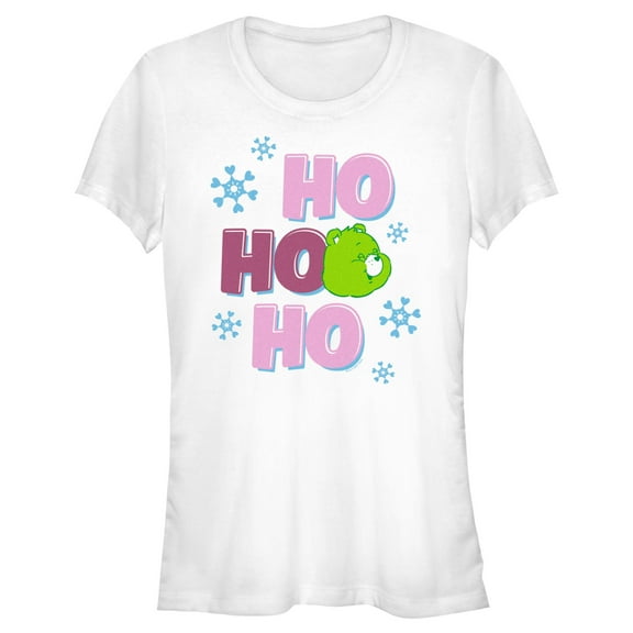 Junior's Care Bears Good Luck Bear Ho Ho Ho  Graphic T-Shirt