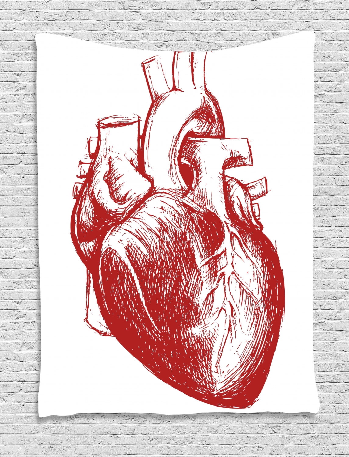 Vector Realistic Heart . Anatomy Human Organ Image For Black And White  Hipster T-shirt Design Royalty Free SVG, Cliparts, Vectors, and Stock  Illustration. Image 135076593.