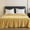 Yellow, variant on PONPRNGY Lightweight Waffle Weave Blanket Queen Size, Breathable & Ultra Soft, 59"x 78" Soft & Cozy Thin Blanket, Perfect for Summer & Hot Sleepers, Bed, Home Decor