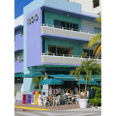 The Palace Bar, Ocean Drive, South Beach, Art Deco District, Miami Beach, Florida, USA Print Wall Art By Fraser