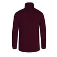 thumbnail image 2 of Unique Bargains Men's Pullover Lightweight Long Sleeve Top Turtleneck T-Shirt 46 Burgundy, 2 of 5