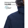 thumbnail image 6 of Wantdo Women's Recycled Recycled Winter Coat Recycled Short Warm Cotton Puffer Jacket Waterproof Winter Jacket Navy M, 6 of 9