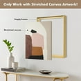 thumbnail image 5 of Floating Frame for 32x48 Canvas Painting, DIY Metal Canvas Frame with 1.5 Inch Deep for Oil Paintings Art Prints Artwork, Floater Frame for Landscape Portrait Living Room Wall Decor (Gold), 5 of 9