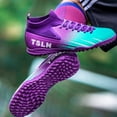 thumbnail image 3 of Yiomxhi High-Top Soccer Cleats for Men Adult Younth Lightweight Football Shoes with Ankle Support, Breathable Outdoor Turf Cleats for Training and Matches, Long Studs and Short Studs, 3 of 7