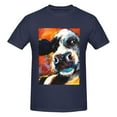 thumbnail image 4 of Bingfone Cow Men'S Loose Fit Short-Sleeve Pocket T-Shirt, 4 of 7