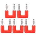thumbnail image 2 of Banana Plugs Connector, Conductive Stable Banana Dual Plug Copper Nickel Plated  for Electronic Instruments Red,Black, 2 of 8