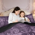 thumbnail image 6 of Manfei Victorian Damask Twin Bedding Sets 7pcs,Wild Animal Snake Bedding Comforter Set 7pcs,Vintage Gothic Floral Sheet Sets For Men Women,,Lightweight Room Decorative Reversible, 6 of 8
