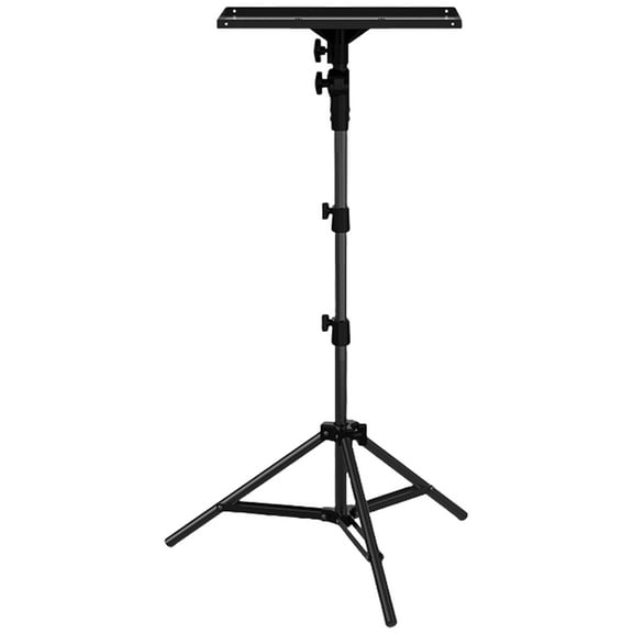 Portable Projector Holder Equipment Stand with Large Platform, Adjustable for Various Display Need 180degree Adjustable