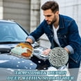 thumbnail image 4 of Microfiber Car Wash Gloves With Chenille & Polyester Terry Scratch-Free Cleaning Elastic Cuffs Countryside Landscape, 4 of 8