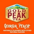 Gold Peak Locally Sourced Peach Iced Tea, 18.5 Fl Oz Bottles