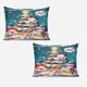 thumbnail image 2 of Juego de edredón navideño Kuromi para niños, niñas, niños y adultos, juego de cama geométrico 3D, 1 funda de edredón + 2 fundas de almohada, 2 of 6