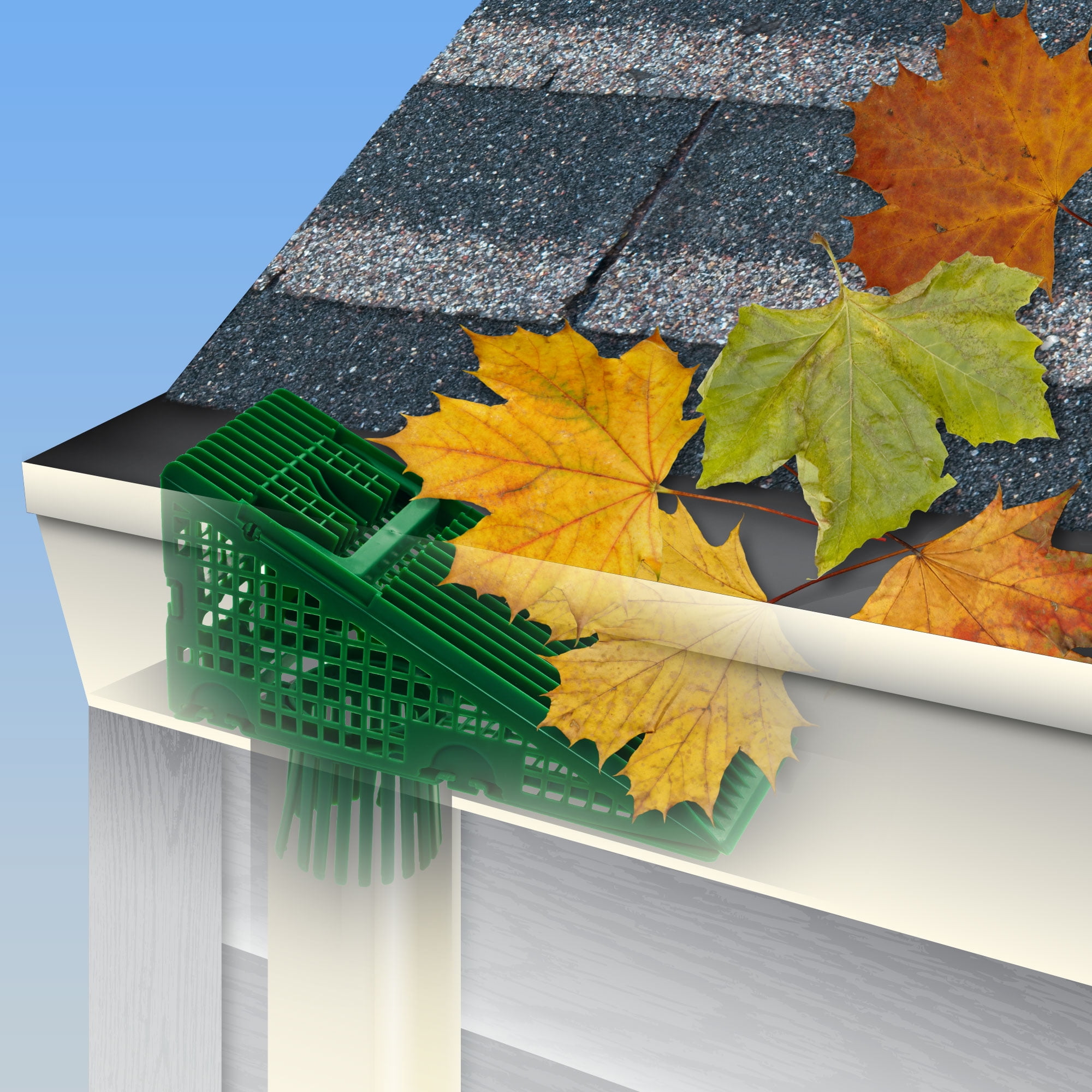 EZ Clean Downspout Screen, Set of 2 by Trademark Home