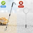 thumbnail image 1 of 2Pcs Sand Sifters 21.3 to 32.6inch Adjustable Telescoping Beach Shovel Seashell Hunting Rocks Sifting Tool for Beach Travel, 1 of 8