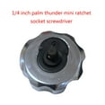 thumbnail image 2 of 1/4" Drive Ratchet Socket Wrenches Palm Ratchet Socket Finger Reversibles Ratchet Handle for Hobbyists, 2 of 6