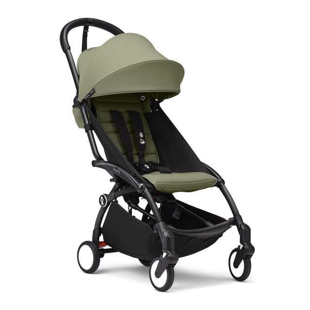 Carriola Stokke YOYO3 Negro Olive Compacta y Ligera Compatible con Equipaje de Mano