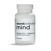 Sound Probiotics Probiotic + Prebiotic Dietary Supplement, MIND