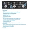 thumbnail image 2 of ROWIN 3-in-1 Guitar Multi Effects Pedal Delay/Ocean Verb/Roto Engine Aluminum Alloy Shell with True Bypass Function Portable Electric Guitar Effect Pedal DC 9V 6.35mm Input/Output Interface, 2 of 9