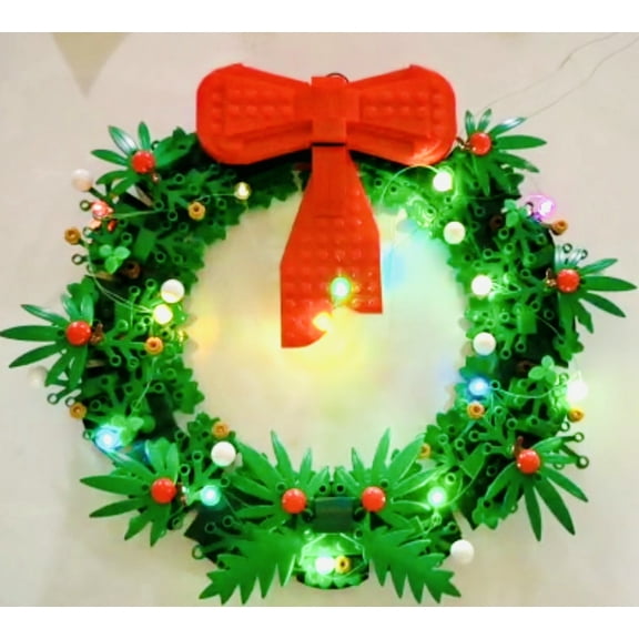 Brickstars LED Lighting Kit for Lego 40426 Christmas Wreath 2-in-1