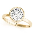 thumbnail image 3 of Round Brilliant Cut Solitaire Engagement Ring 18K Rose Gold, 3 of 4