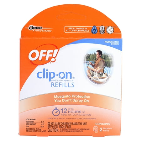 OFF! Clip-On Mosquito Repellent Refill, 2 count, 0.0032