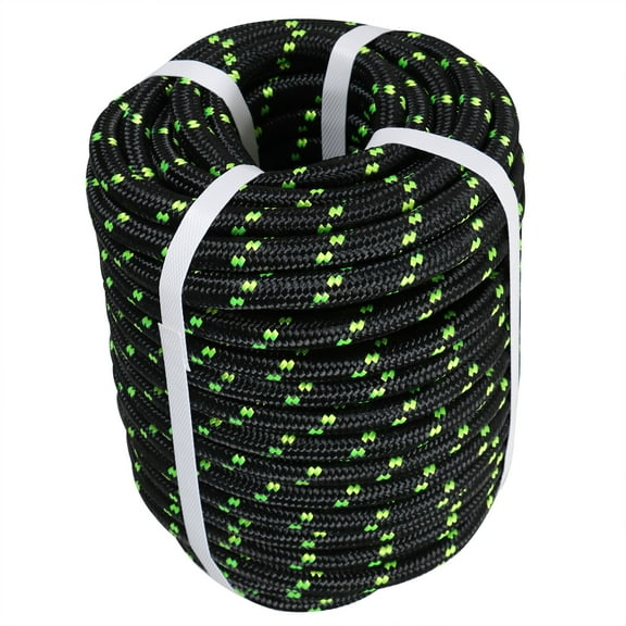 EPOTOOR 1/2" Double Braid Marine Polyeste Sheet Halyardr Rope Breaking Strength