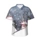 thumbnail image 1 of Fotbe Watercolor Winter Landscape For Christmas Camisa Hawaiana para Hombre Unisex – Camisa Casual de Verano con Botones de Manga Corta de Algodón y Lino,Small, 1 of 7